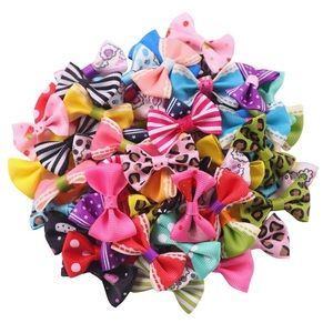 60 PIECES (30 Pairs) Mini Bow Ties